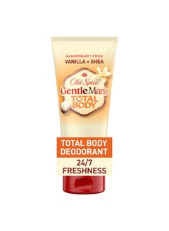 Old Spice Whole Body Deodorant For Men, Total Body Deodorant, Vanilla + Shea, Aluminum Free Deodorant Cream For 24/7 Freshness // Dermatologist Tested Whole Body Deodorant, 3.0 Oz  - Image 1