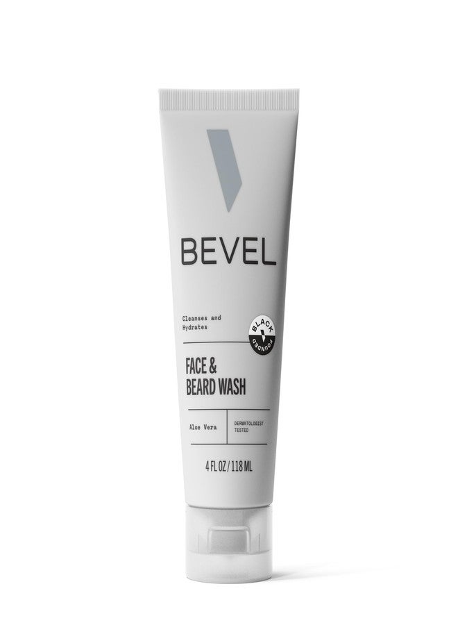 Bevel Face & Beard Wash with Witch Hazel and Aloe Vera to Cleanse, Hydrate and Brighten Skin, 4 Fl Oz - Image 1