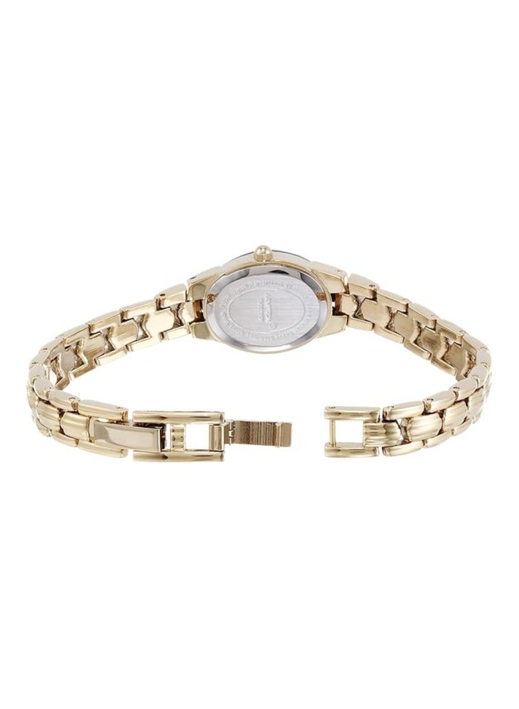 Armitron ساعة معصم نسائية من أرمترون، 75/3313 - أسود/ذهبي - Image 3