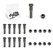 GOFIRA 10 Pack Motorcycle Handlebar Switch Pivot Bolt M8 Flat Phillips Head M6 Thread 22mm Length Carbon Steel Screw for Combination Switch Controls Check Thread Length - Image 2