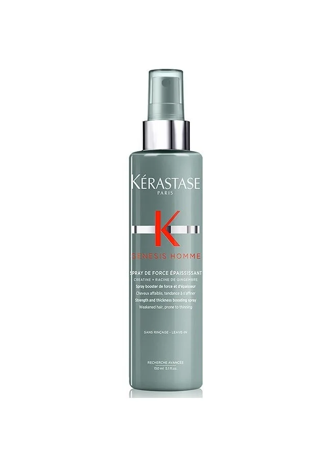 KERASTASE Genesis Homme Spray De Force for Weakened Hair, 150ml