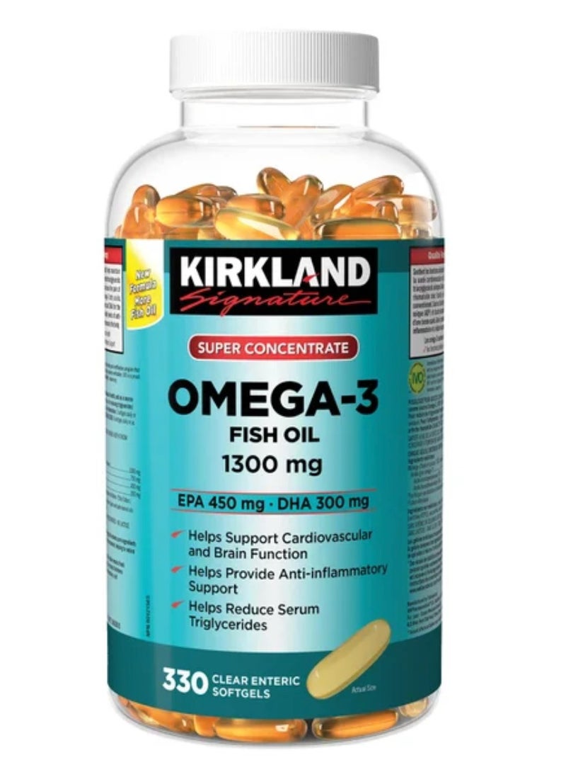 Kirkland Signature Kirkland Signature Super Concentrate Omega-3 Fish Oil 330 Softgels  - Image 1
