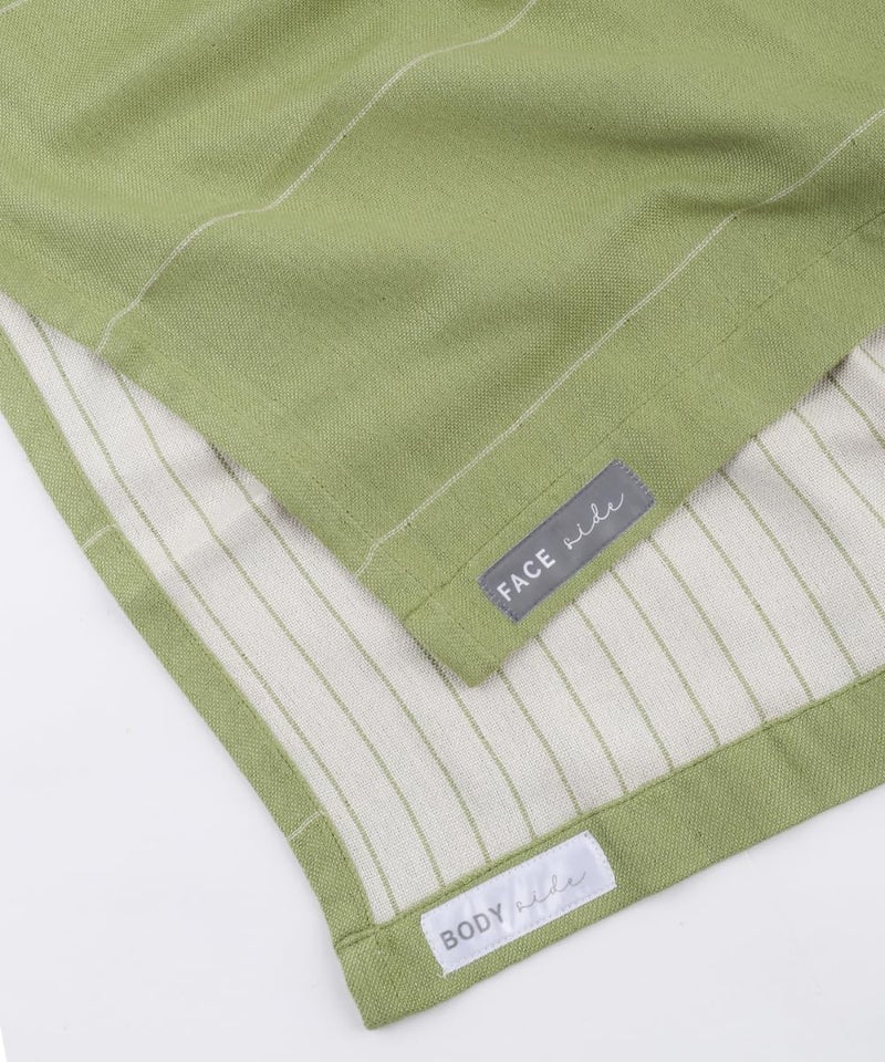Doctor Towels Doctor Towels Worlds First Bath Towel Aloe Vera Yarn Super Soft Towels Quick Dry Towels for Bath Large Size Bath Towels for Men Women Kids Pack of 2 Green Yellow  - Image 2