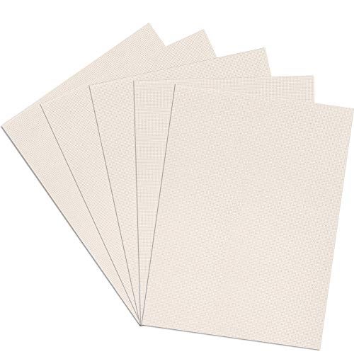Donmon Aida Cloth 14 Count Cross Stitch Fabric,12×18inch,5Pcs (Rice) - Image 2