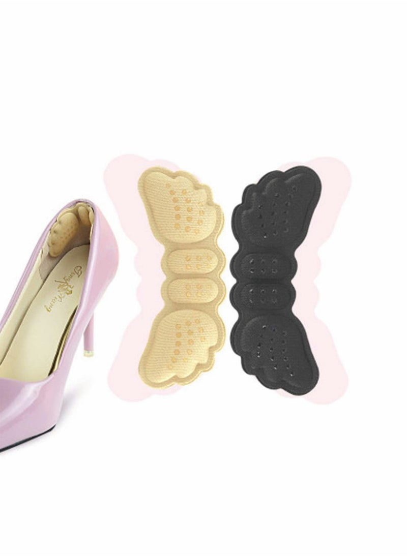KASTWAVE - Heel Cushions for Shoes | 4 Pairs Heel Grips | Shoe Inserts Women and Men | Heel Protectors | Heel Pads | High Heel Insert Preventing Heel Rubbing and Blisters - Image 1