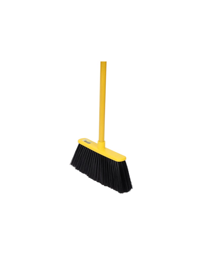 Royalford 34 cm Floor Broom with Long Wooden Handle- RF12833/ Large and Wide Head, Compatible with All Flooring Types - Image 3