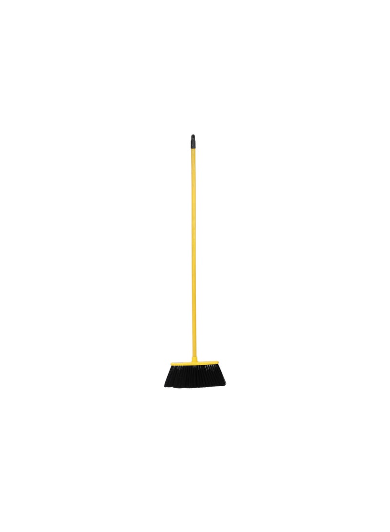 Royalford 34 cm Floor Broom with Long Wooden Handle- RF12833/ Large and Wide Head, Compatible with All Flooring Types - Image 1