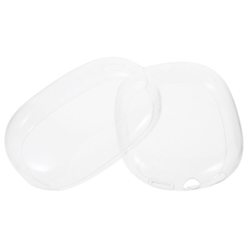 2 Pairs Clear Headphone Cover Reusable Headphone Cover Headphone Cover Compatible for Airpods Max - Image 4