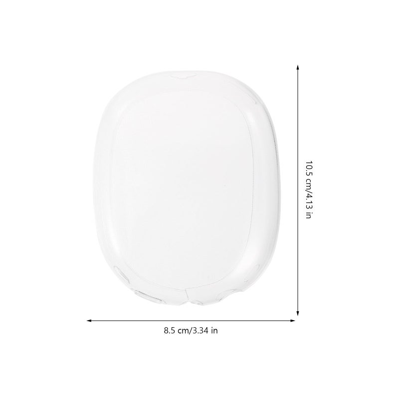 2 Pairs Clear Headphone Cover Reusable Headphone Cover Headphone Cover Compatible for Airpods Max - Image 2
