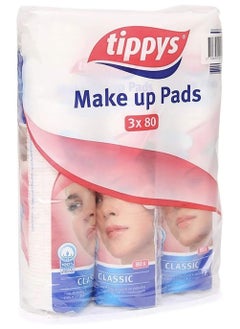 Tippys Cotton Make Up Pads DuoSoftpack of 3 