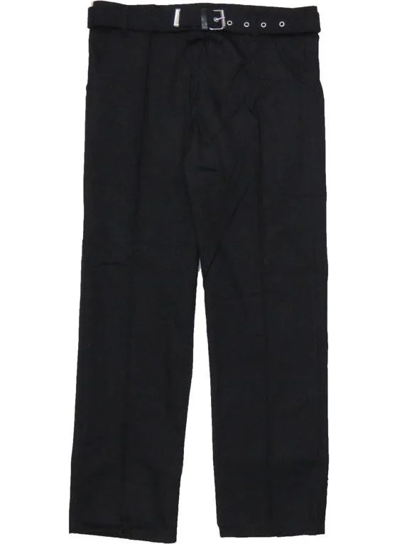 تيري Boy's Belted Linen Trousers