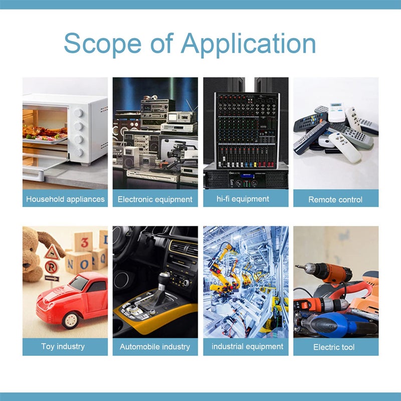 Fielect 5pcs 10K Slide Potentiometer Carbon Film Fader Variable Resistors Mixer 45 x 9mm B10K 3Pins Ohm Linear Potentiometers for Dimming Tuning - Image 5