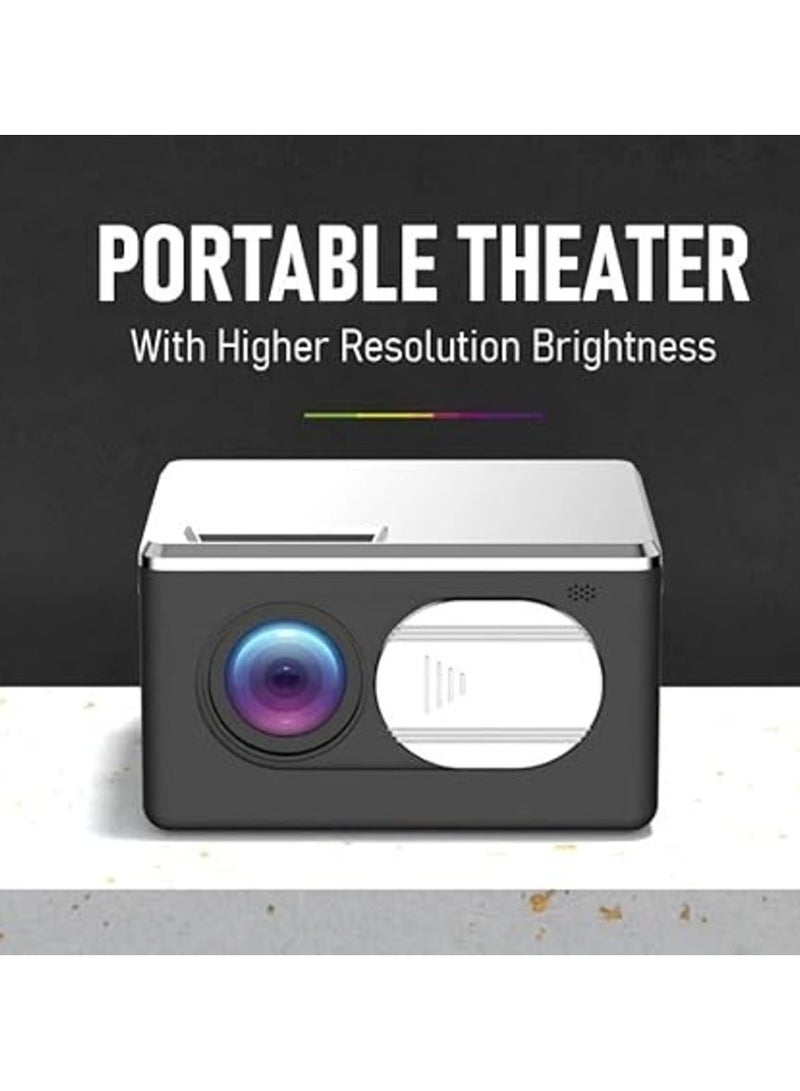 Projector LED Supports 1080P Mini Portable Projectors Support Mobile Phone Android Smart Home Theater Cinema - Image 2