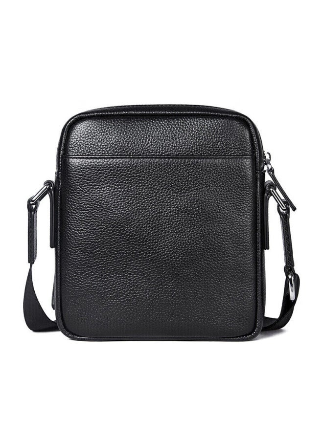 Bostanten Bosidandun Shoulder Crossbody Bag, Men's Business Small Square Bag, Top-grain Leather, Vertical Style, Trendy Mini Backpack, Hanging Bag - Image 2
