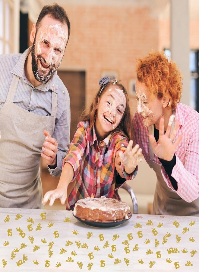 INNORU Mis Quince 15 Confetti Gold Glitter, Happy 15th Birthday Table Decor, Fifteen Years Old Paper Scatter, Number 15 Sign Cheers to 15 Years Party Table Decorations, 120pcs - Image 4