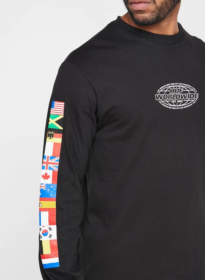 HUF World Tour T-Shirt