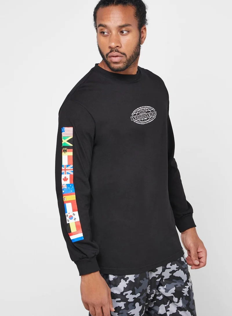 HUF World Tour T-Shirt