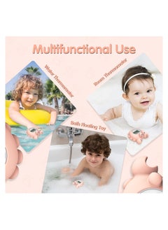 SYOSI Baby Bathtub Thermometer Safety Bathtub Water Temperature Digital Thermometer Floating Bath Toy With Flashing Temperature Warning  - Image 3