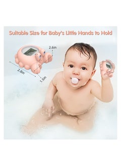 SYOSI Baby Bathtub Thermometer Safety Bathtub Water Temperature Digital Thermometer Floating Bath Toy With Flashing Temperature Warning  - Image 2