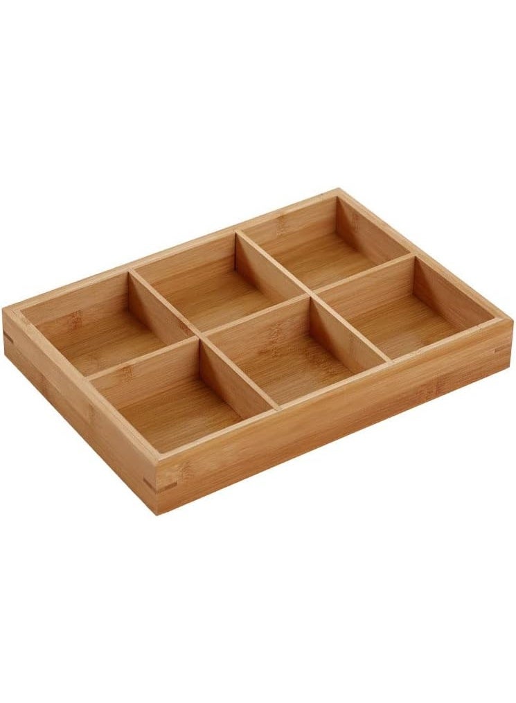 Multi-compartment serving tray for serving snacks, dried fruits and sweets - Image 1