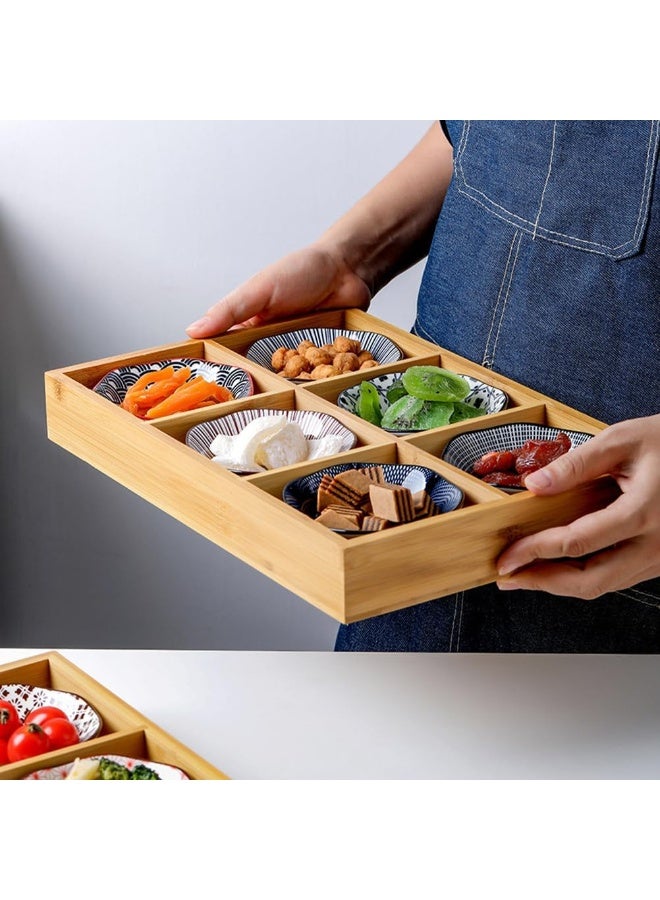 Multi-compartment serving tray for serving snacks, dried fruits and sweets - Image 4