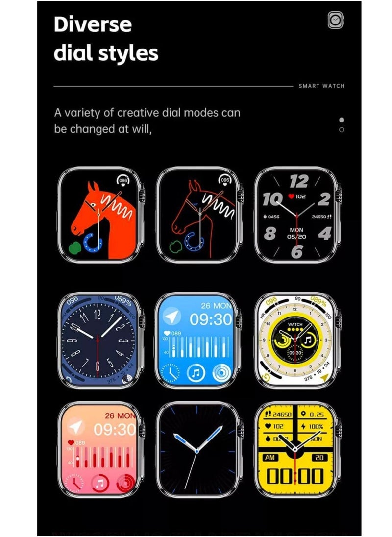 ELTRAZONE - New S8 Ultra Max Smartwatch Series 8 S8 Smart Watch Ultra AI Voice Smart Watch 2.0inch Bluetooth Call Wriless Charging Watch 8 Ultra - Image 1