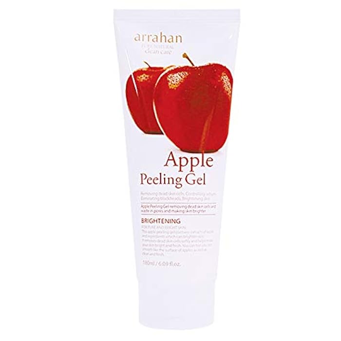 Arrahan جل تقشير التفاح 180 مل / 6.09 أونصة سائلة لإدارة الرؤوس السوداء المرطبة - Image 1