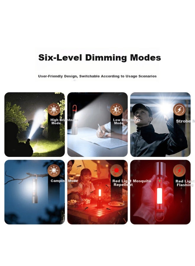 Tcl Ultra Bright Flashlight Long-lasting 24h Military Outdoor Survival High Capacity Rechargeable Mountaineering Home Use - Image 2