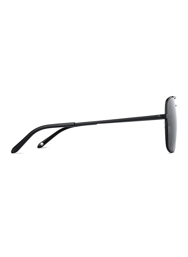John Jacobs Unisex JJ Tints Full Rim Square Frame Polarized & UV Protected Sunglasses JJ S12829 - 59mm - Black - Image 5