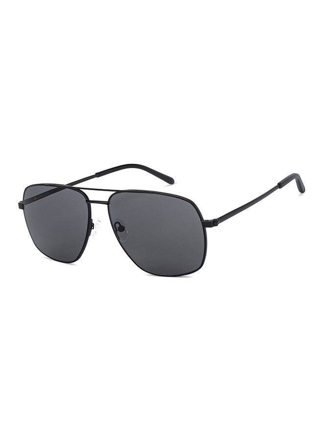 John Jacobs Unisex JJ Tints Full Rim Square Frame Polarized & UV Protected Sunglasses JJ S12829 - 59mm - Black - Image 2