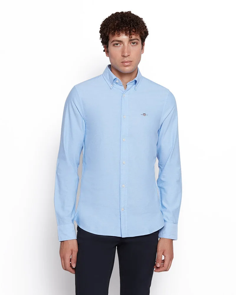 Gant  Gant Men’S Slim Fit Oxford Cotton Shirt for Men | Best Price UAE