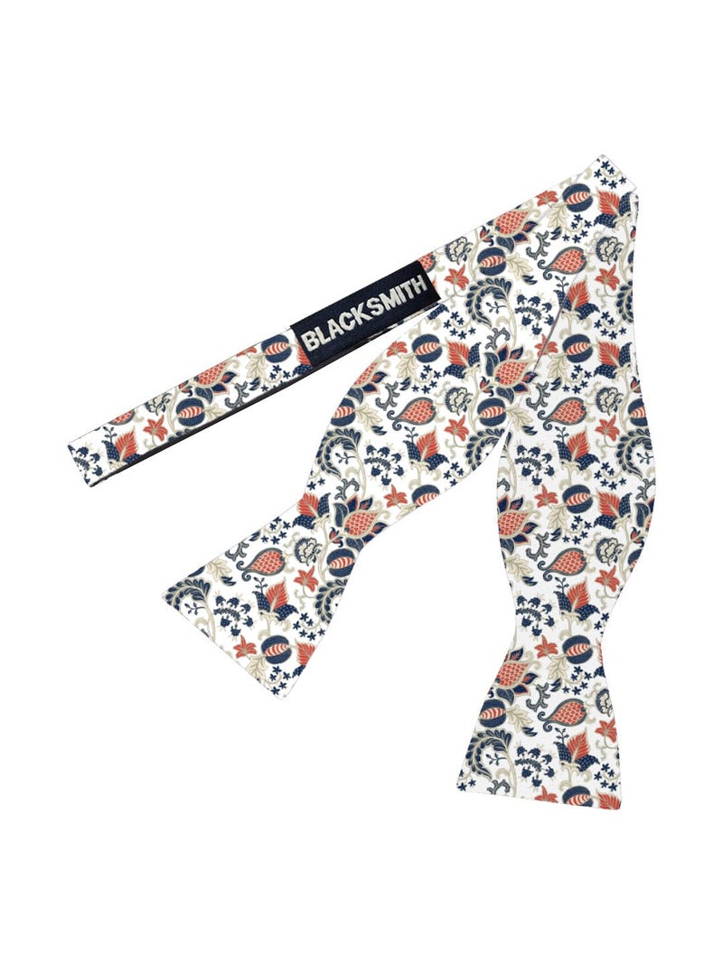 Blacksmith Black Self Tie Bowtie for Men - Image 1