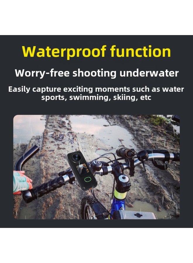 Generic 4K HD Sports Camera Motorcycle Driving Recorder Outdoor Helmet Riding Pocket Camera Photography Video-Body Color:M3 Black-touch Screen-wifi Connection  - Image 5