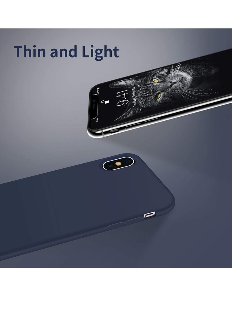 JAJEEK iPhone Xs Max Case,Ultra Slim Fit iPhone Case Liquid Silicone Gel Cover with Full Body Protection Anti-Scratch Shockproof Case - Image 5