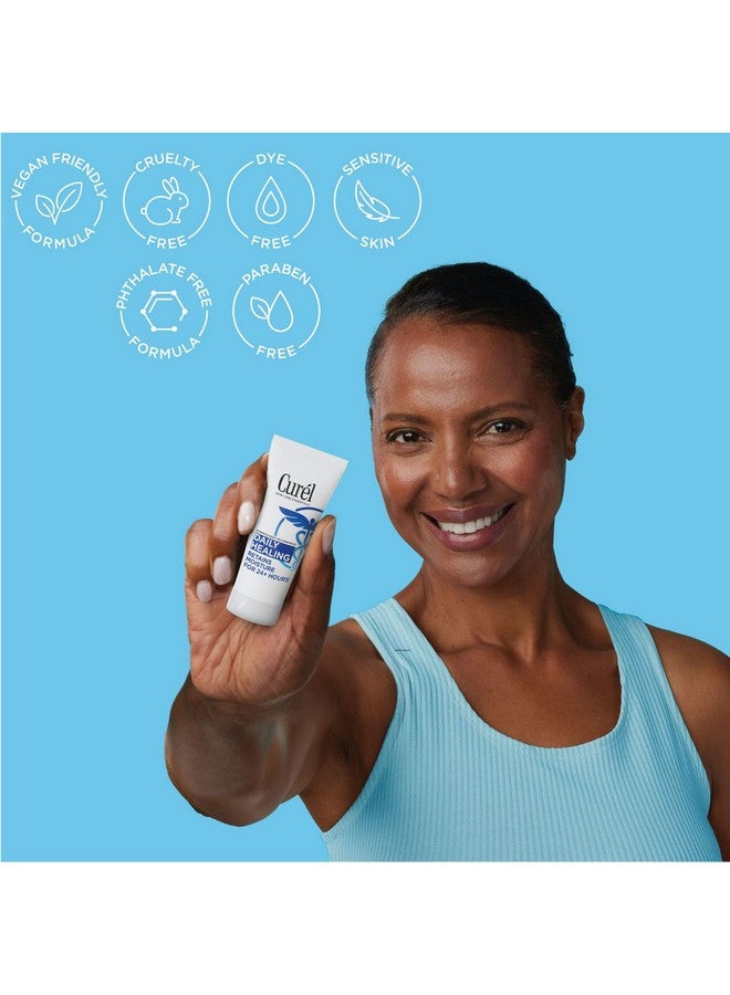 لوشن كيورل اليومي لعلاج البشرة الجافة، مرطب لليدين والجسم، 1 أونصة سائلة، حجم صغير، عبوة من 30 قطعة، مع مركب السيراميد المتقدم، يساعد على إصلاح حاجز الرطوبة - Image 3