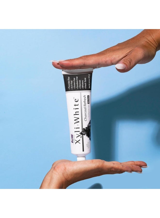 NOW SOLUTION XyliWhite™ Charcoal Refresh Toothpaste Gel 181 G - Image 3