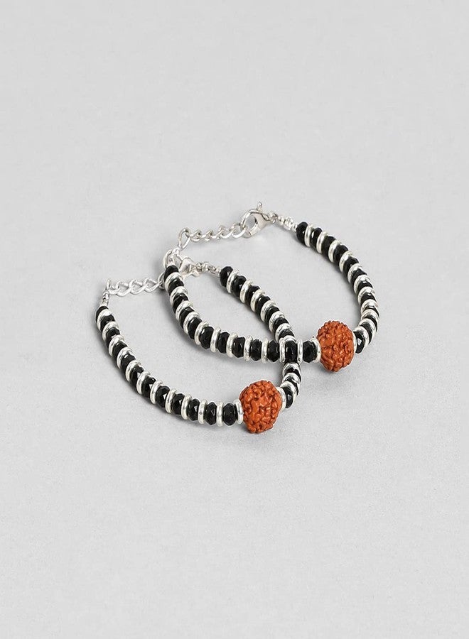 El Regalo 1 Pair Rudraksha Nazaria Bracelets for Babies/Toddlers/Kids- Baby Nazaria - Image 3