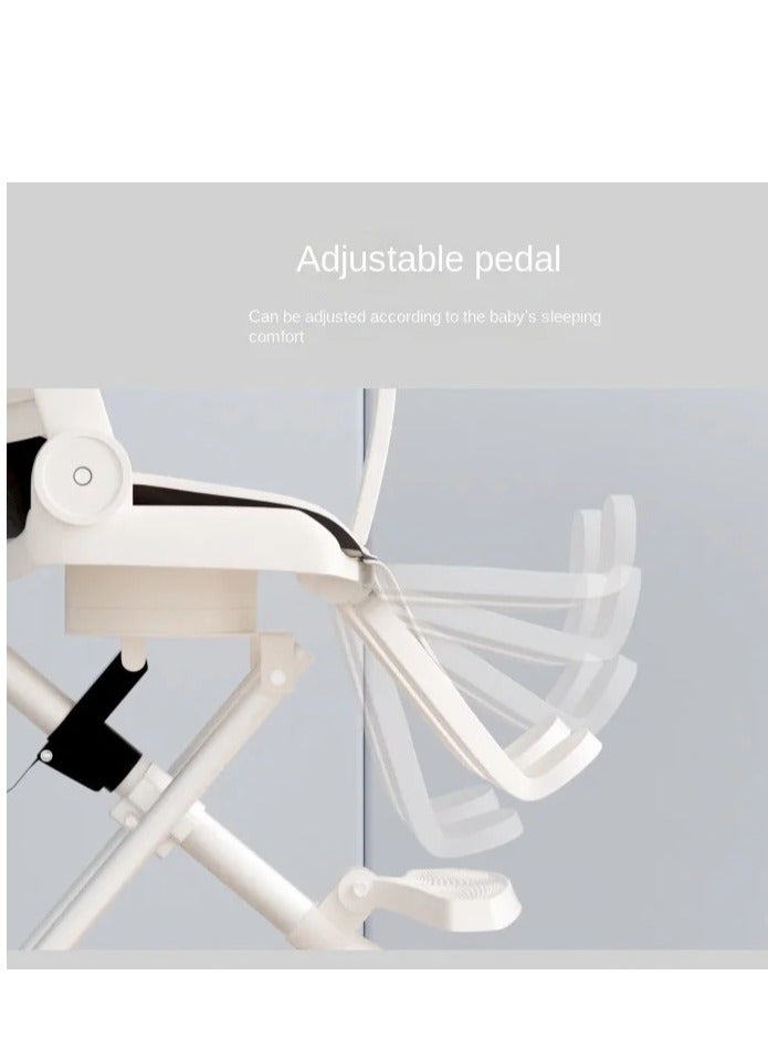 Children's Stroller Folding High Landscape Two-way Can Sit and Lie Down Lightweight One Handed One Button - Image 4