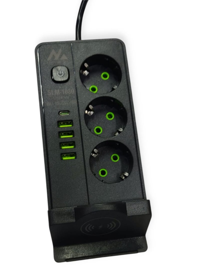 Electricity joint- 3 Ports - 4Usb -1 Type C  Max 2500w  - Image 4