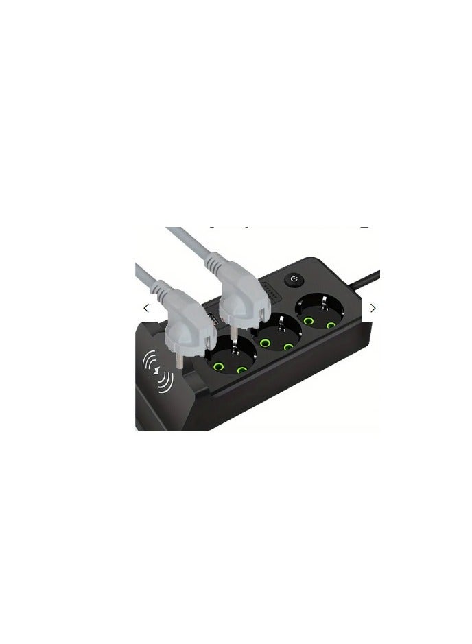 Electricity joint- 3 Ports - 4Usb -1 Type C  Max 2500w  - Image 5
