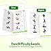 Helsort Travel Tangram Puzzle Magnetic Puzzle Book for Road Trips STEM Jigsaw Game with 2 Tangram Sets Patterns Solutions Brain Teaser IQ Toy for Kids and Adults Ideal Educational Gift 368 - Image 4