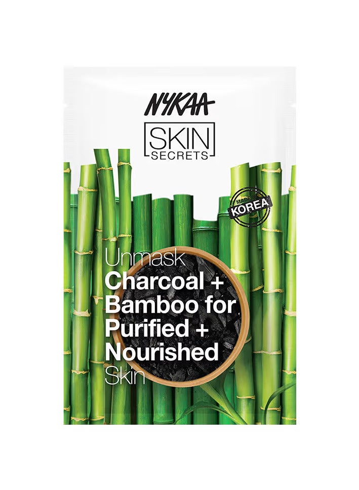 Nykaa NYKAA Skin Secrets Charcoal Bamboo Sheet Mask