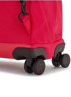 kipling New Zea Kids' Large Wheeled Backpack with Laptop Protection True Pink  - Image 5