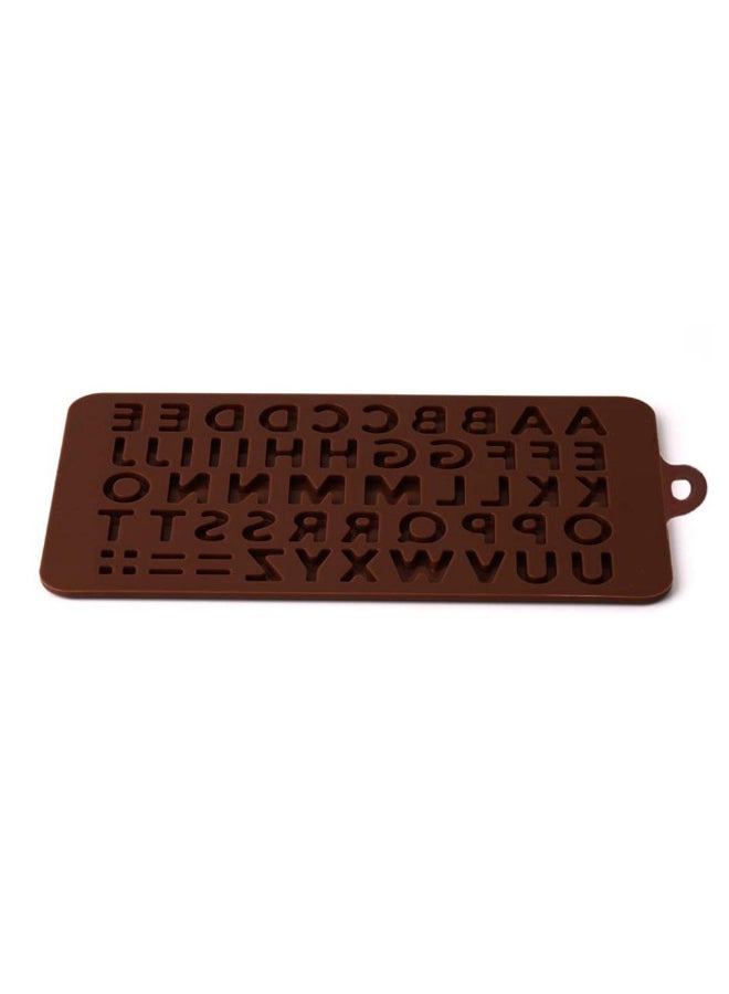 Fondant Cookie Chocolate Mould Brown 21.3x0.5x11.5cm - Image 4