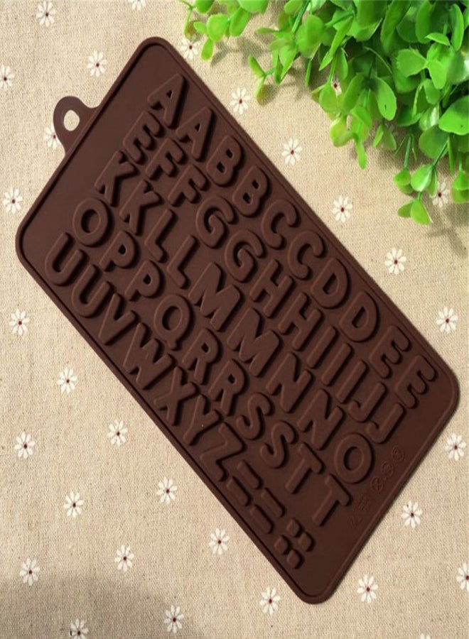 Fondant Cookie Chocolate Mould Brown 21.3x0.5x11.5cm - Image 3