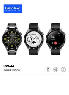 Haino Teko Round AMOLED Screen Smart Watch With 3 Pair Straps And Wireless Charger For Men And Boys  - Image 1