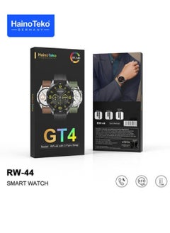 Haino Teko Round AMOLED Screen Smart Watch With 3 Pair Straps And Wireless Charger For Men And Boys  - Image 2