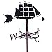Alnicov Alnicov Metal Wind Vane,Sailboat Stainless Steel Weathervane for Outdoor Iron Roof Garden Outdoor Yard Decoration  - Image 2