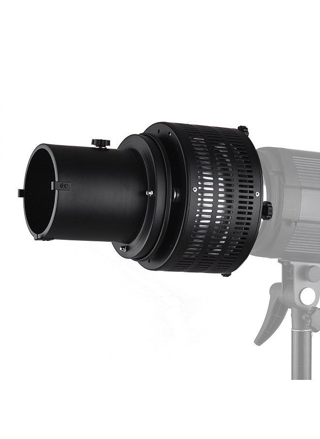 Generic Metal Bowens Mount Focusing Snoot Reflector Flash Diffuser for Photography Artistic Effect  - Image 3