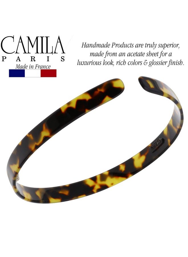 CAMILA - Camila Paris CP2003 French Headband for Women, Handmade Tokyo, Strong Hold Grip Women's Hair Band, Ligth and Very Flexible, No Slip and Durable Styling Girls Hair Accessories, Made in France - Image 1